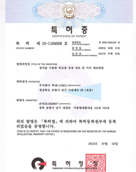 렉셈 특허 부문